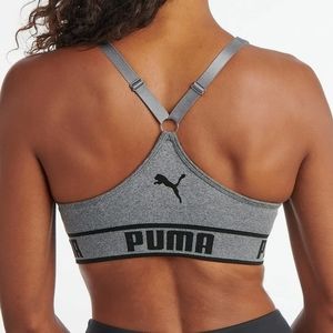 Puma Dark Gray Seamless Sports Bra Size S